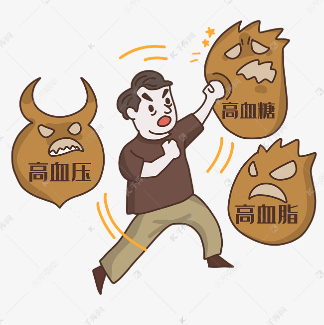 医疗健康疾病三高人群高血压高血糖高血脂素材图片免费下载-千库网