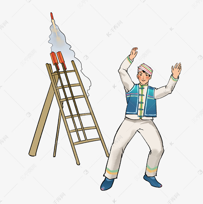 少数民族过年习俗白族放高升