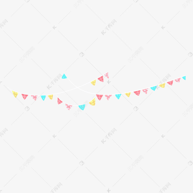 彩旗吊旗三角旗素材图片免费下载 高清装饰图案psd 千库网 图片编号