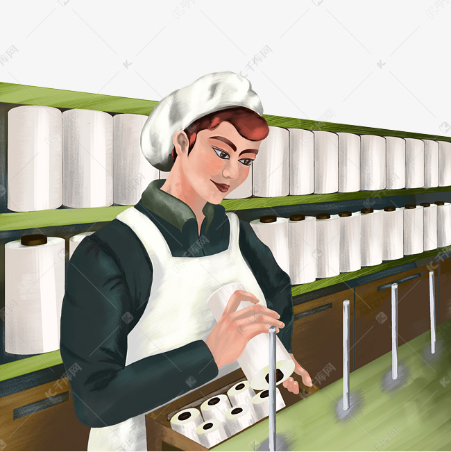 复古工农画报五一劳动节工人纺织女工素材图片免费下载-千库网