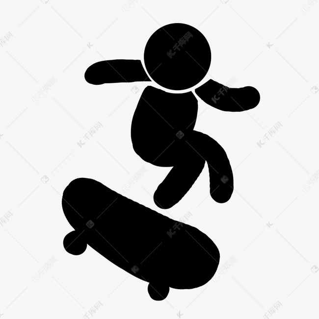 滑板图标素材图片免费下载-千库网
