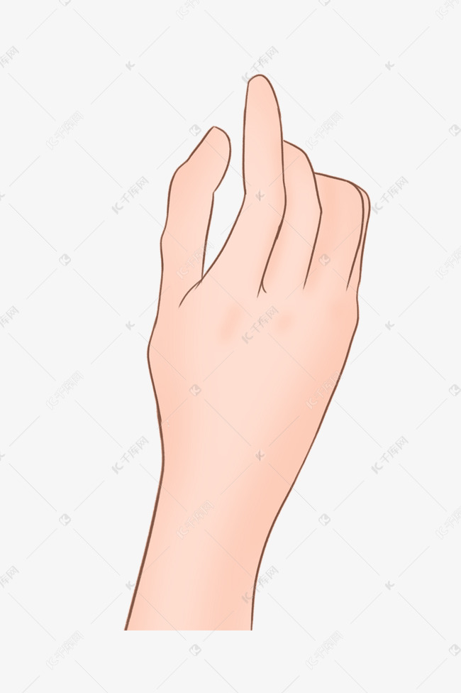 拿东西手势插画素材图片免费下载-千库网