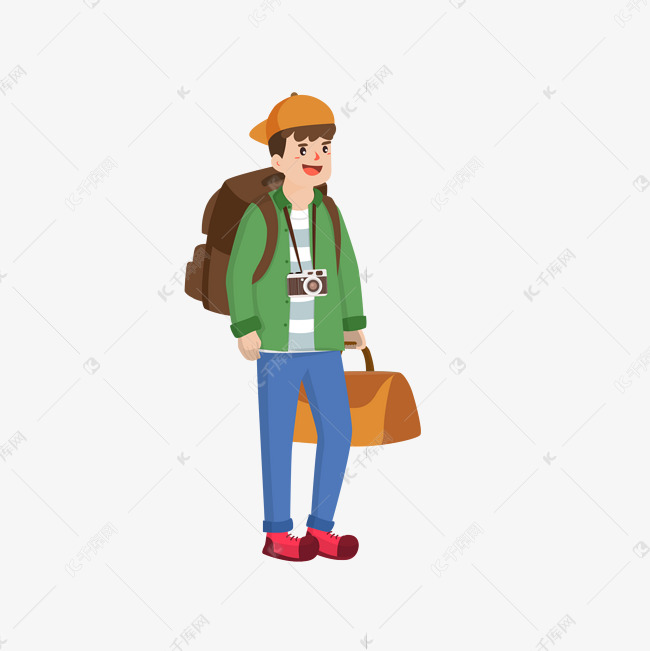卡通旅游人物下载素材图片免费下载-千库网