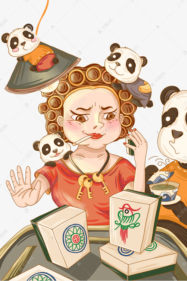 国潮包租婆打麻将