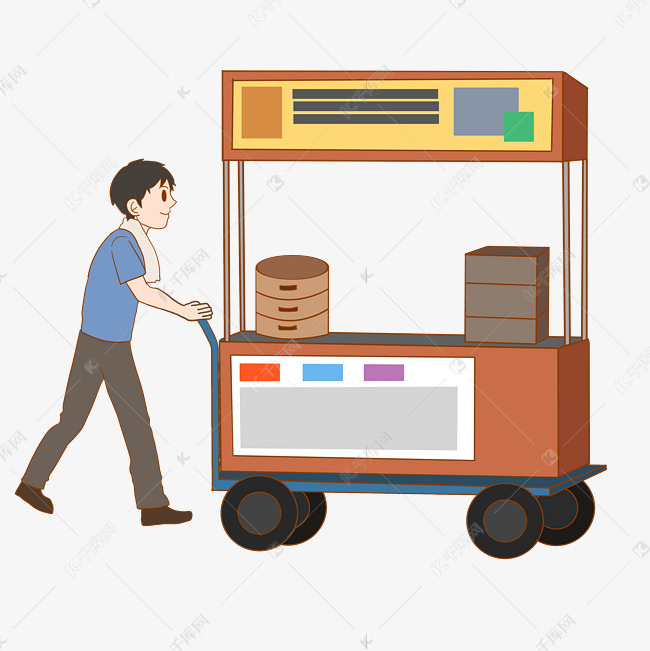 摆摊推车千库网/免抠元素/地摊经济/登录企业图库更多