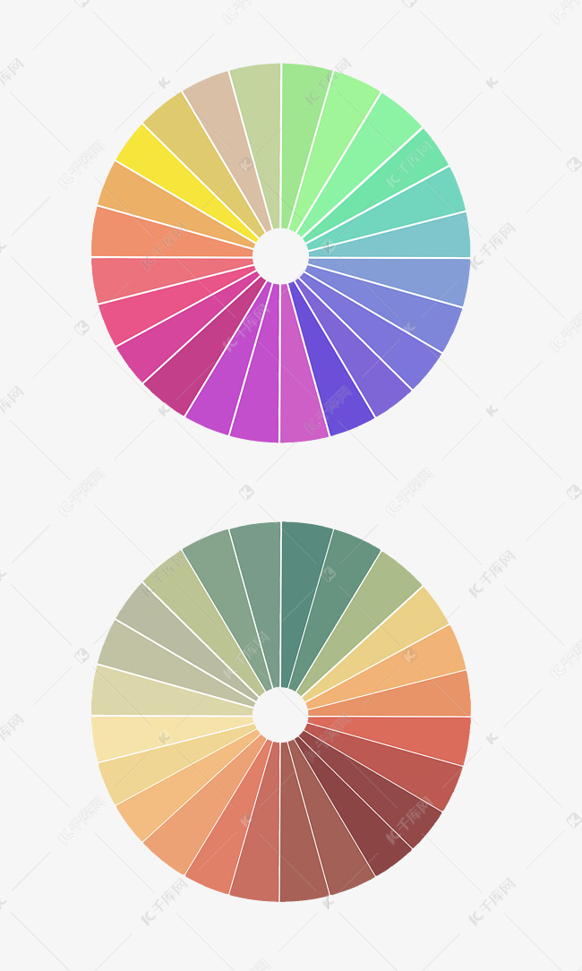 圆形色卡