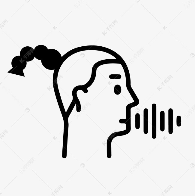 说话简约图标素材图片免费下载-千库网