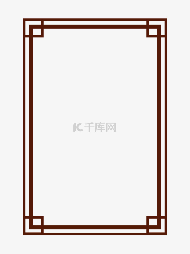 中国风复古边框png下载