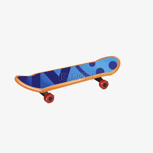 极限运动滑板插画