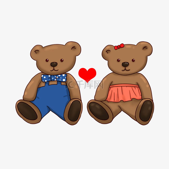 情人节浪漫对熊