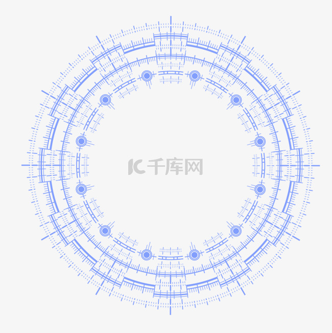 蓝色发射性光圈背景