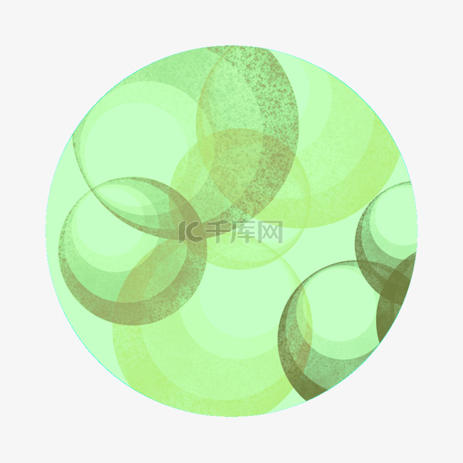 抽象圆圈艺术球体