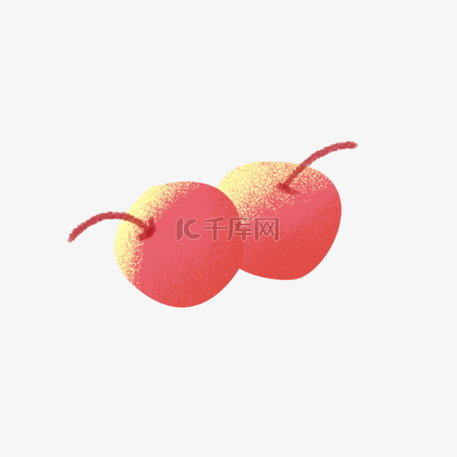 红色的樱桃免抠图