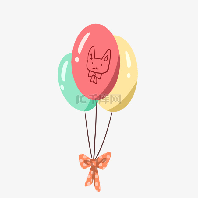 气球兔子气球 