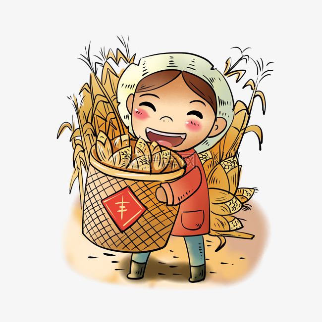 处暑收玉米丰收季节插图