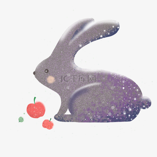 梦幻紫色系兔子