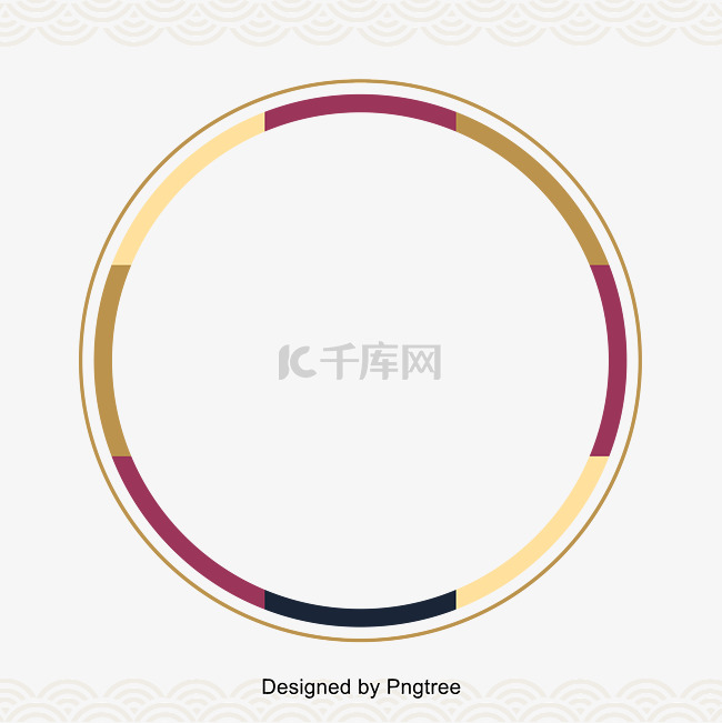 韩国传统图案边框