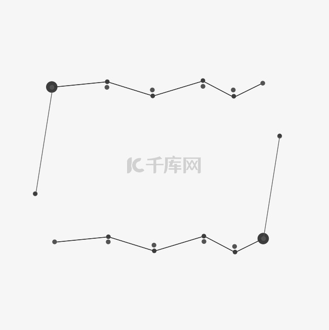 未来科技类边框简约时尚PSD