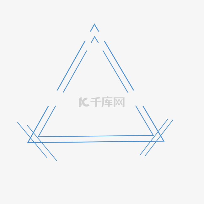 科技装饰图案三角形