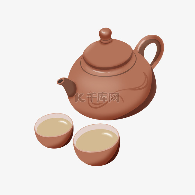 古风茶壶茶杯组合