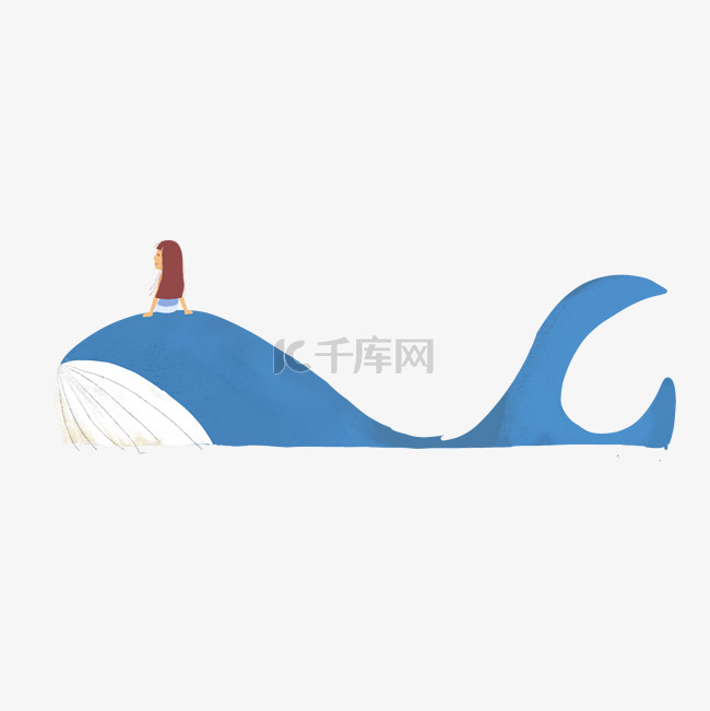 卡通鲸鱼PNG下载