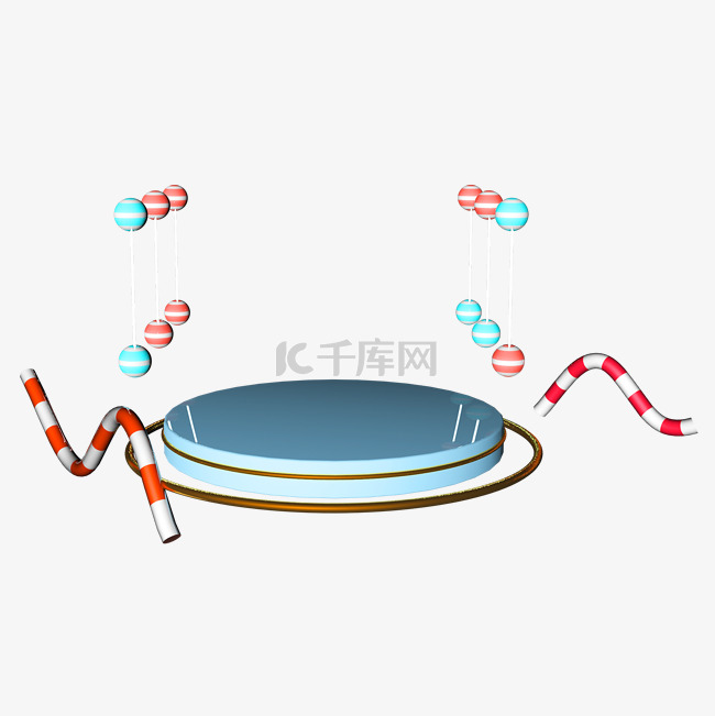 时尚促销装饰舞台模型设计