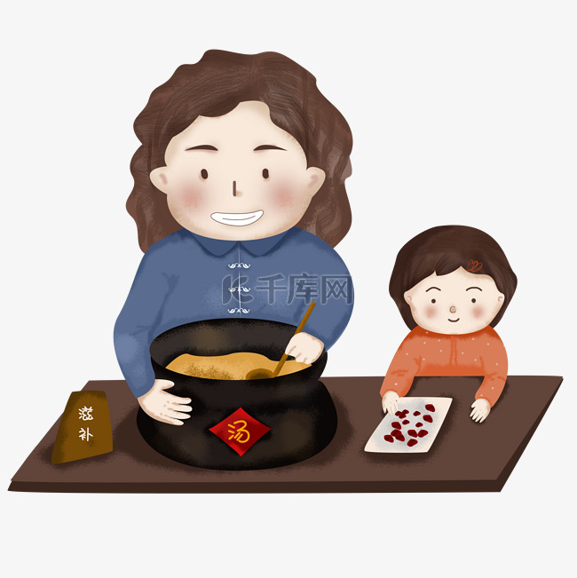 秋冬养生和妈妈一起熬汤