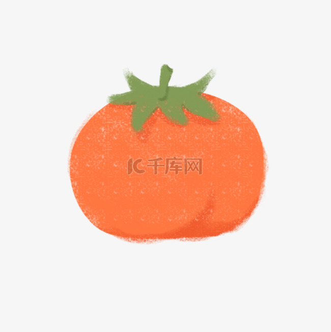 手绘卡通蔬菜番茄