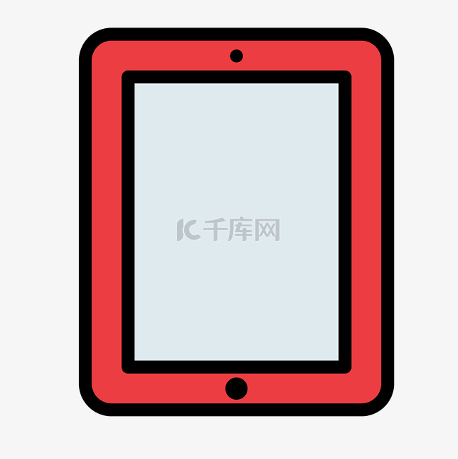  电脑红色IPAD 