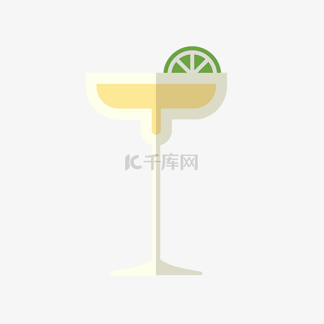 插柠檬的鸡尾酒