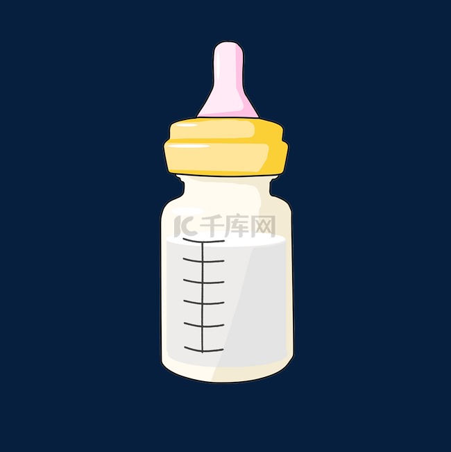 手绘婴儿用品奶瓶