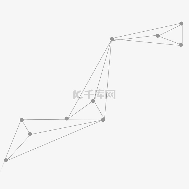 科技点线图形矢量元素