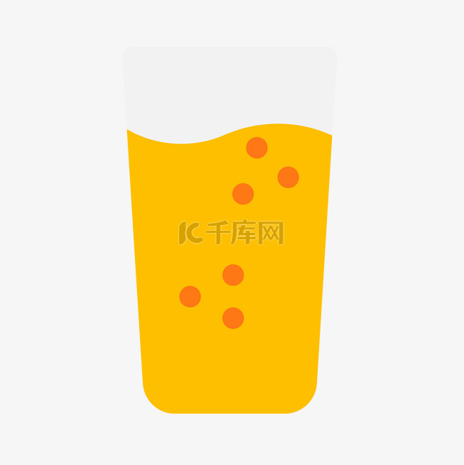 橙汁矢量插画PNG
