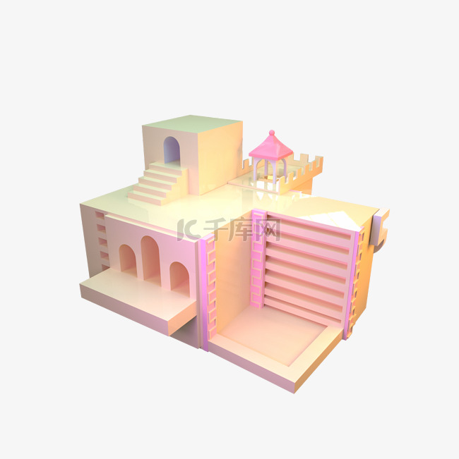 3D立体房子装饰