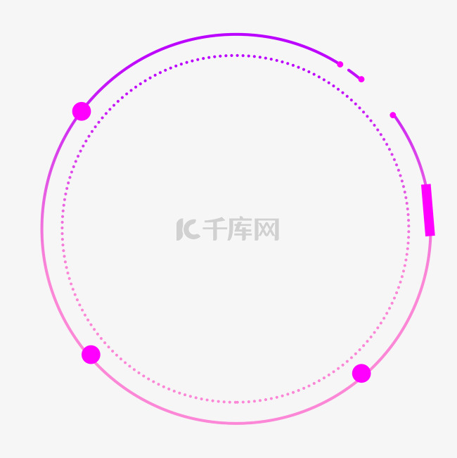 枚红色科技线条渐变图形