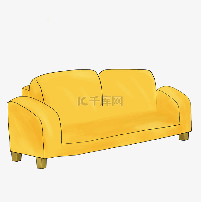 沙发黄色沙发家私
