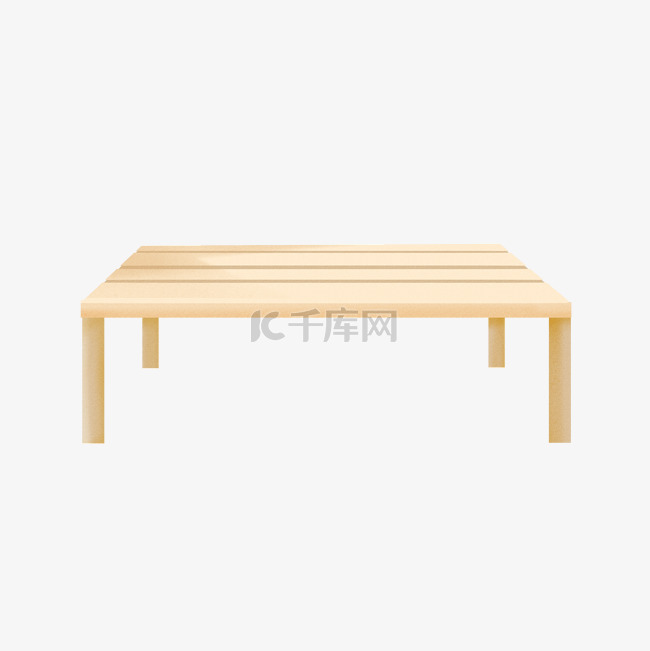 木质家具凳子插画