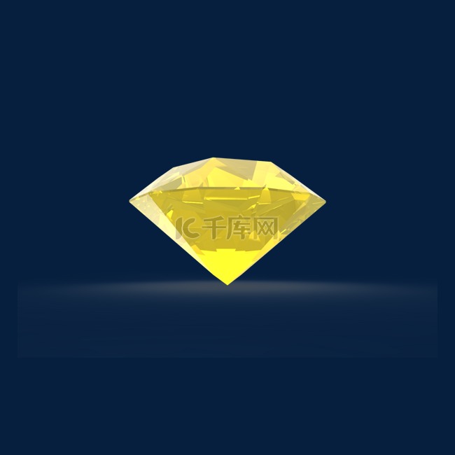 钻石闪亮切面透明彩色黄色免扣