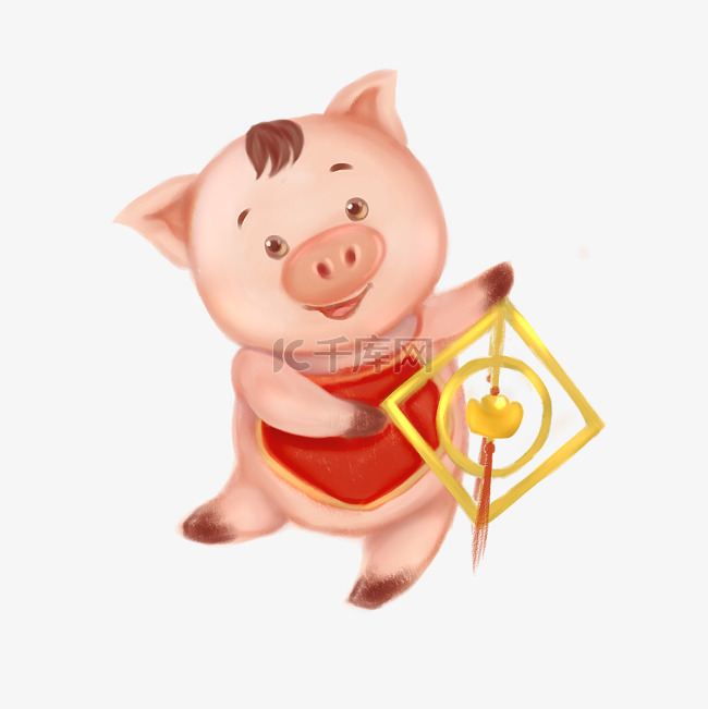 2019春节小猪祝贺