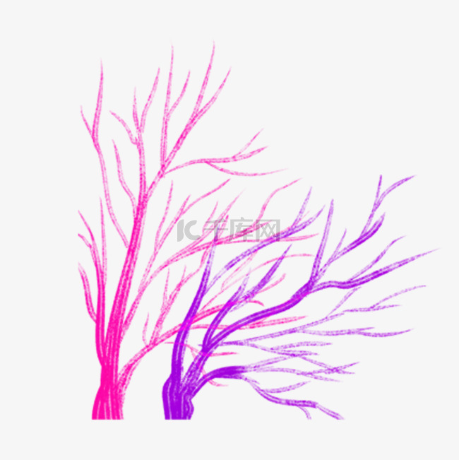 色彩斑斓珊瑚设计图