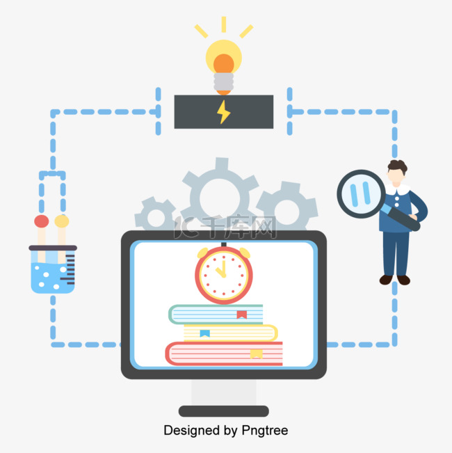矢量平面教学图