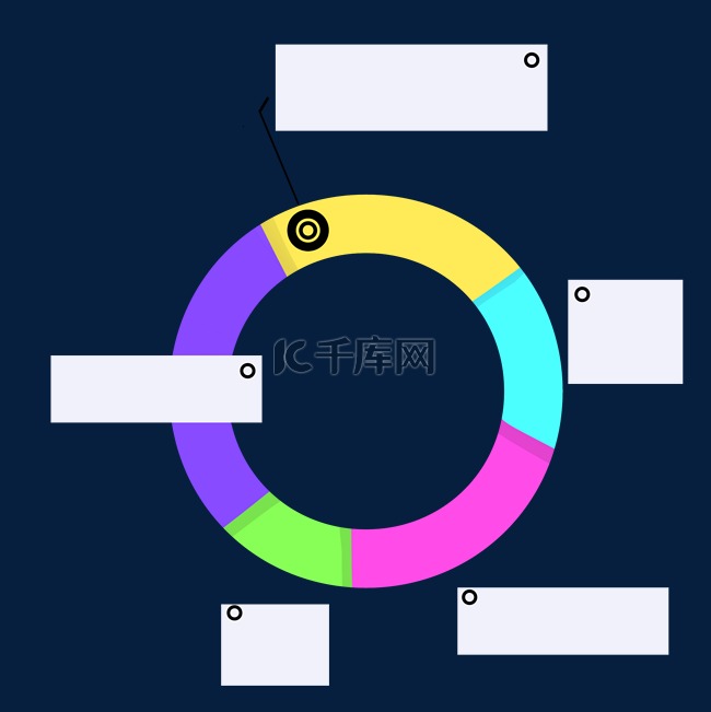 ppt装饰z百分比标签