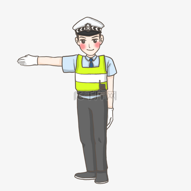 交通安全交警PNG