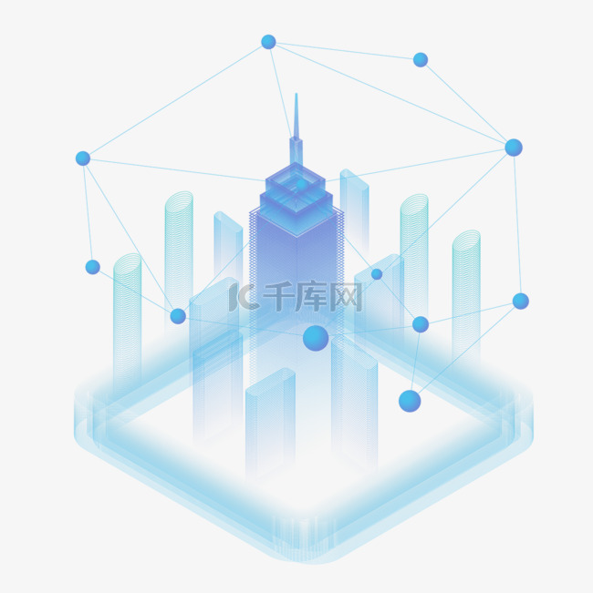 2.5D逐步互联网技术场景的插图