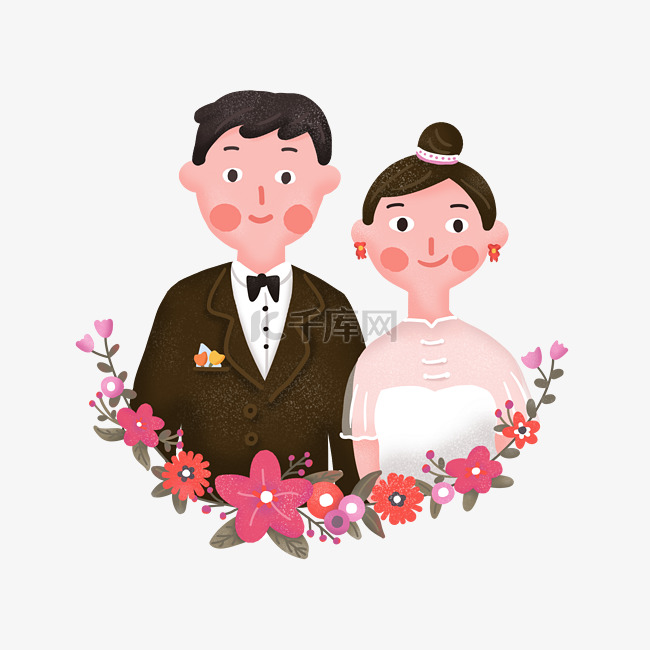 婚礼季新人幸福美满婚姻