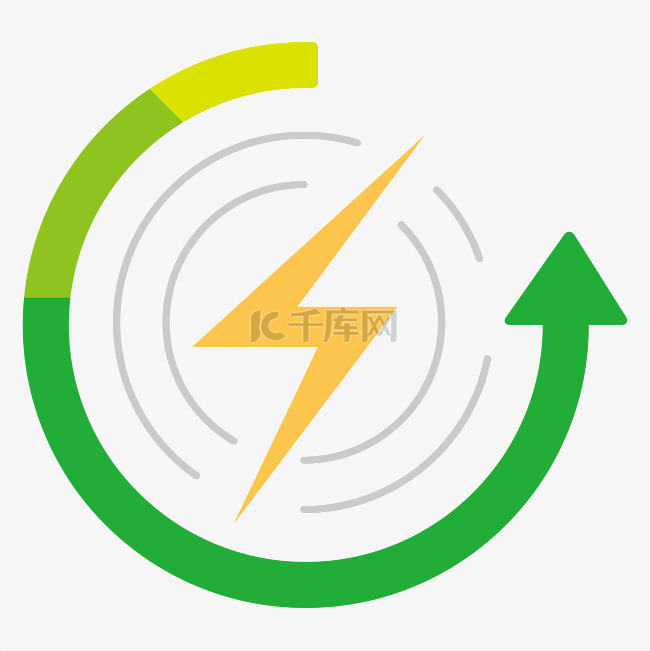绿色节能环保图标
