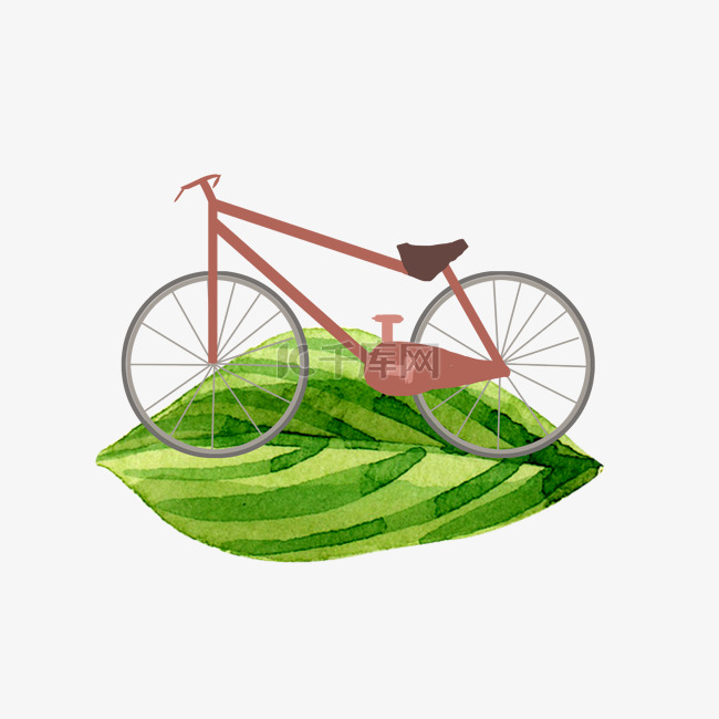 环保绿色出行自行车