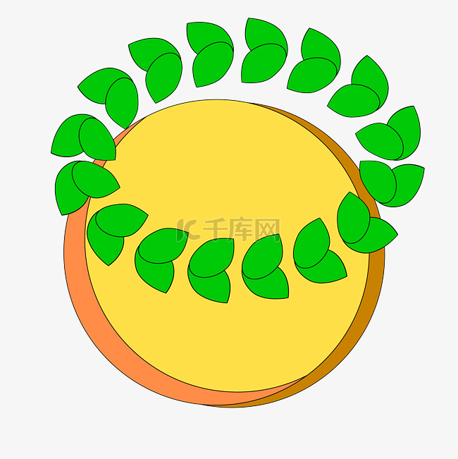 矢量荣誉资质金色圆形奖牌