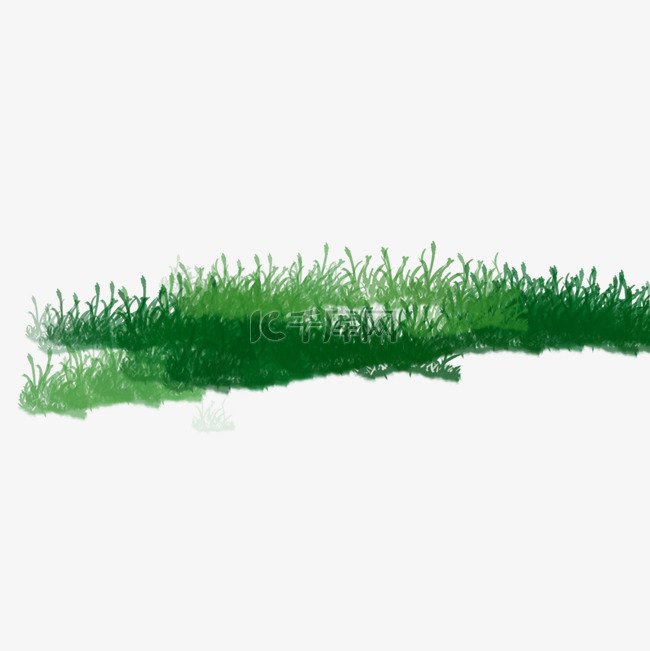 绿色植物草地元素