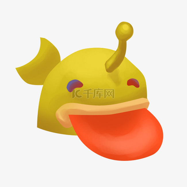 黄色安康鱼帽子插图